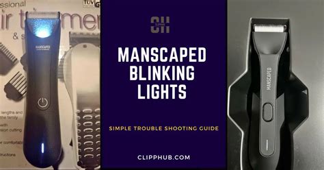 manscaped blinking light|Manscaped 4.0 Light Blinking 3 Times